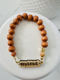 Great Women of the Family Wood Beaded Bracelets