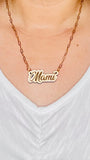 Great Women of the Family Laser Engraved Pendant Necklace