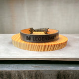 Be Legendary Genuine Veg Tanned Leather Adjustable Bracelets