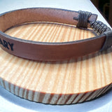 Be Legendary Genuine Veg Tanned Leather Adjustable Bracelets