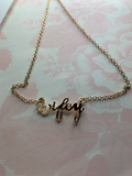 Wifey Pendant Necklace