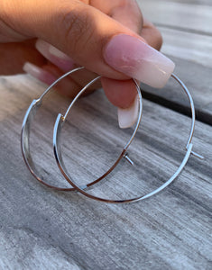 Thin and Thick Hoop Earrings